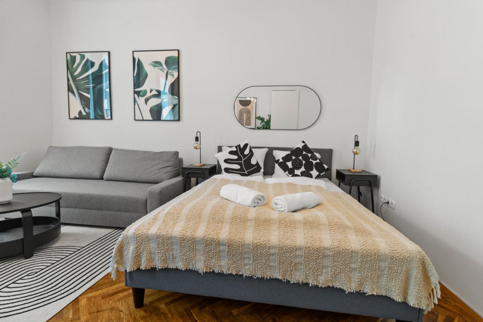 Apartmán Designer Apartment, Central, Next To Danube Vídeň